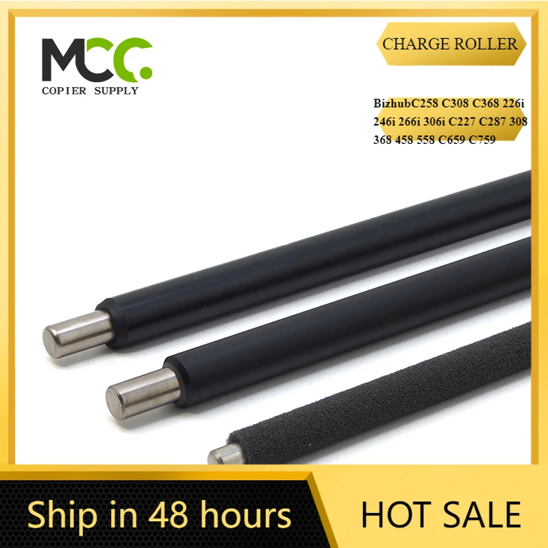 

1PCS COMPATIBLE CHARGE ROLLER FOR KONICA MINOLTA Bizhub C258 C308 C368 226i 246i 266i 306i C227 C287 308 368 458 558 C659 C759
