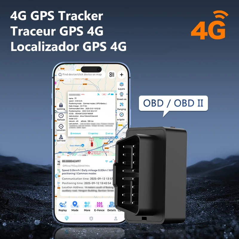 4G Gps Obd Car Trac…