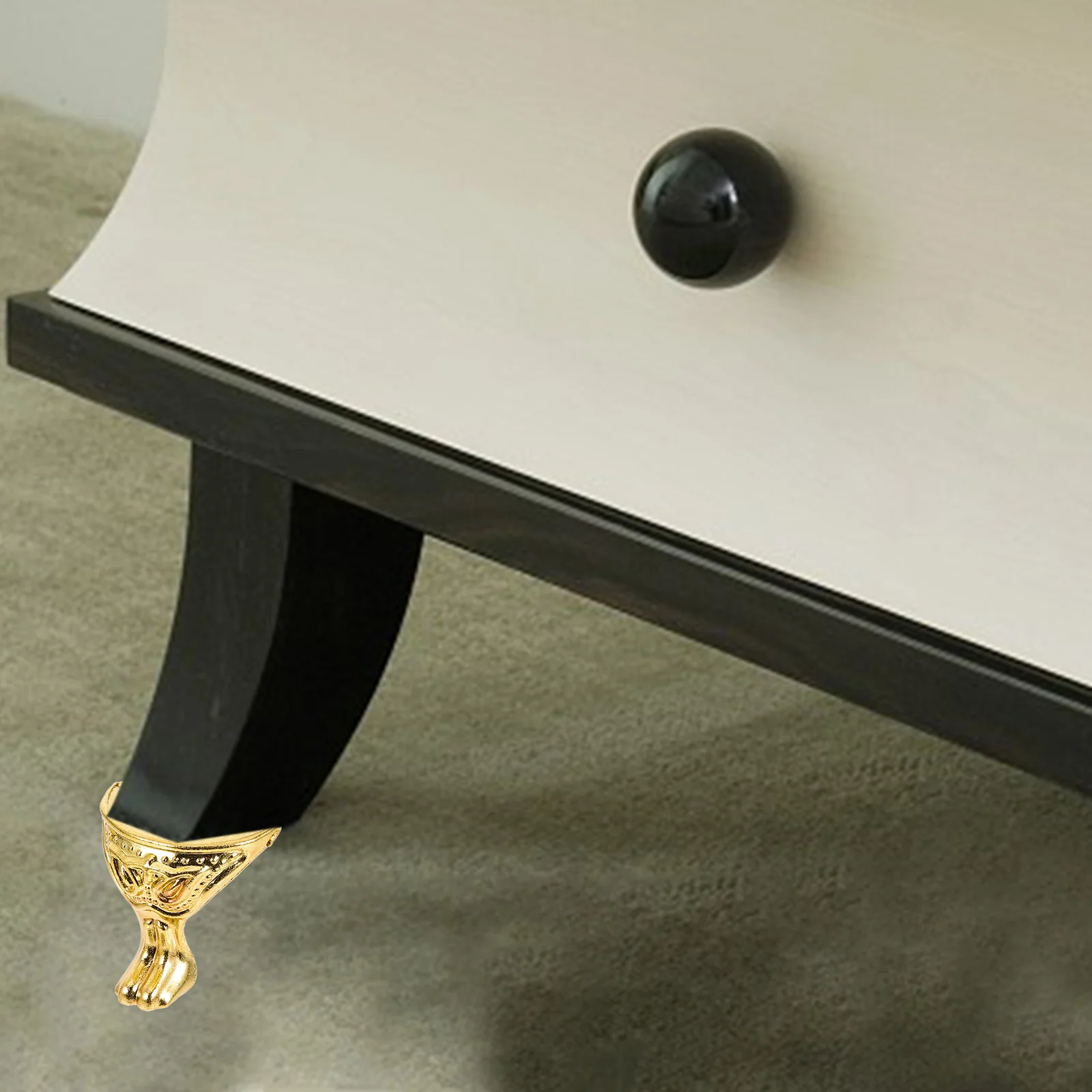 

12Pcs Metal Box Corner Protectors Strong Zinc Alloy Legs for Wooden Chests Perfume Trays Decorative Case Hardware Fittings