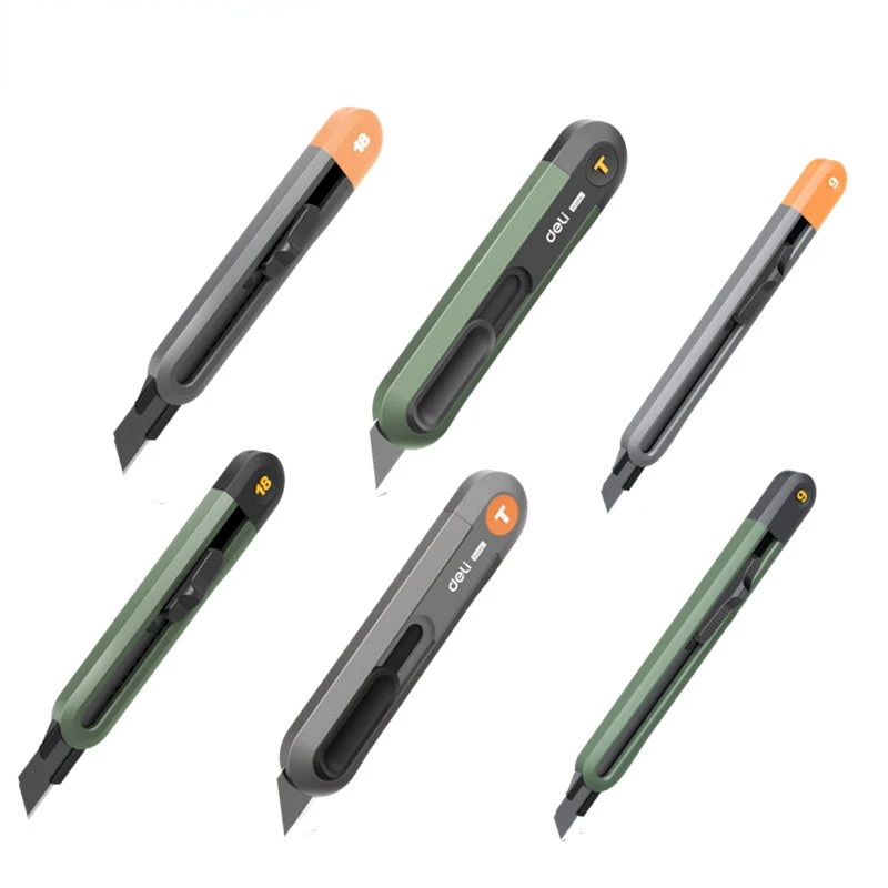 Xiaomi Tools 1 Pcs 9/18mm Green/gray Industrial T-shape Utility Knife Multifunction Portable Courier Unboxing Knives