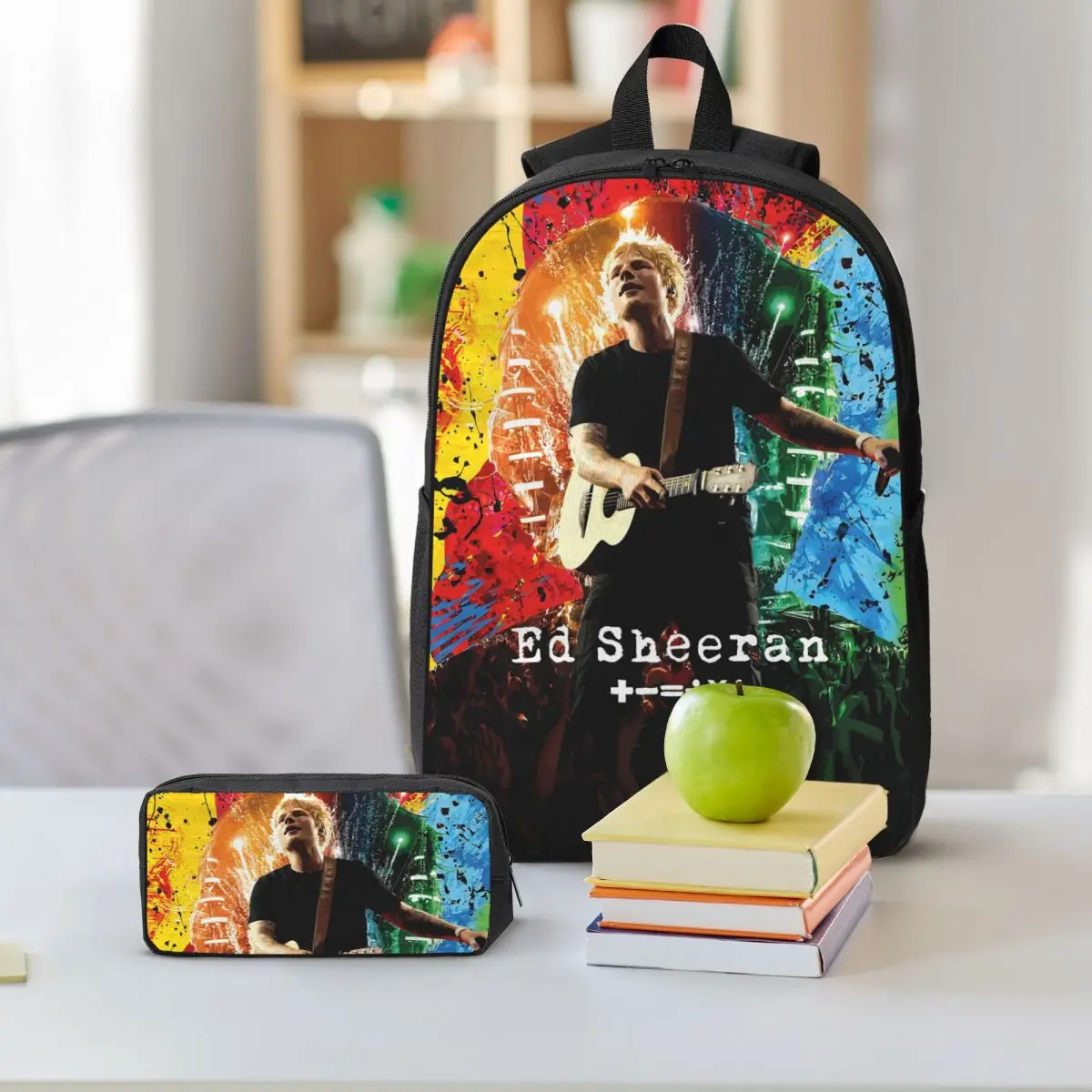 3 قطعة Ed Sheeran حلقة جولة 2026 مجموعة حقائب الظهر للأطفال صناديق قلم رصاص مجموعات حقائب الكتب مع صندوق الغداء لطلاب المدارس حقيبة الظهر #6