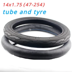 14x1.75 /47-254 Bicycle Tyre and Inner Tube for BMX Kid's Bikes Ultralight Folding Bike 14*1.75