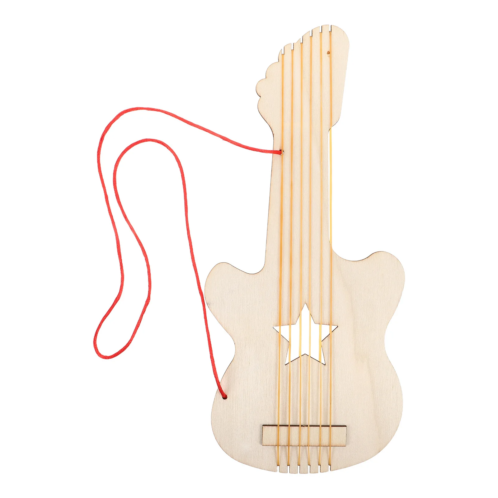 未完成の木製ギターDIYクラフトキット 子供向け 手作り楽器 アートペイント 誕生日 クラスパーティー デコレーション