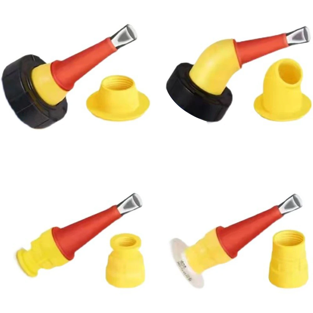22/32PCS Universal Integrated Rubber Nozzle Tool Kit Stainless Steel Caulk Nozzle Tips Applicator Glue Silicone Caulking Tools