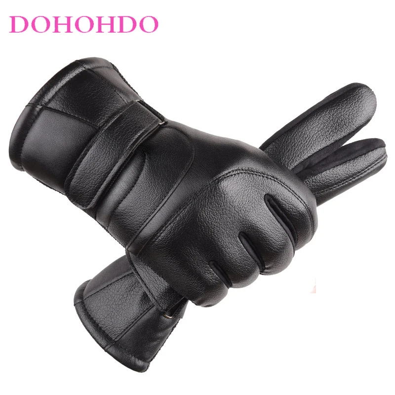 Leather Gloves Men … - image