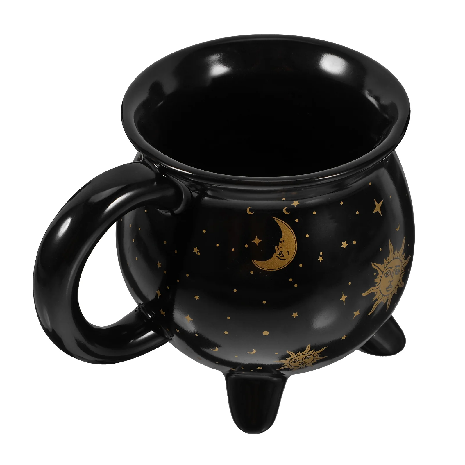 

350ml Ceramic Cauldron Mug Witch Coffee Cup Halloween Party Decorative Drinking Tumbler Porcelain Milk Water Cup