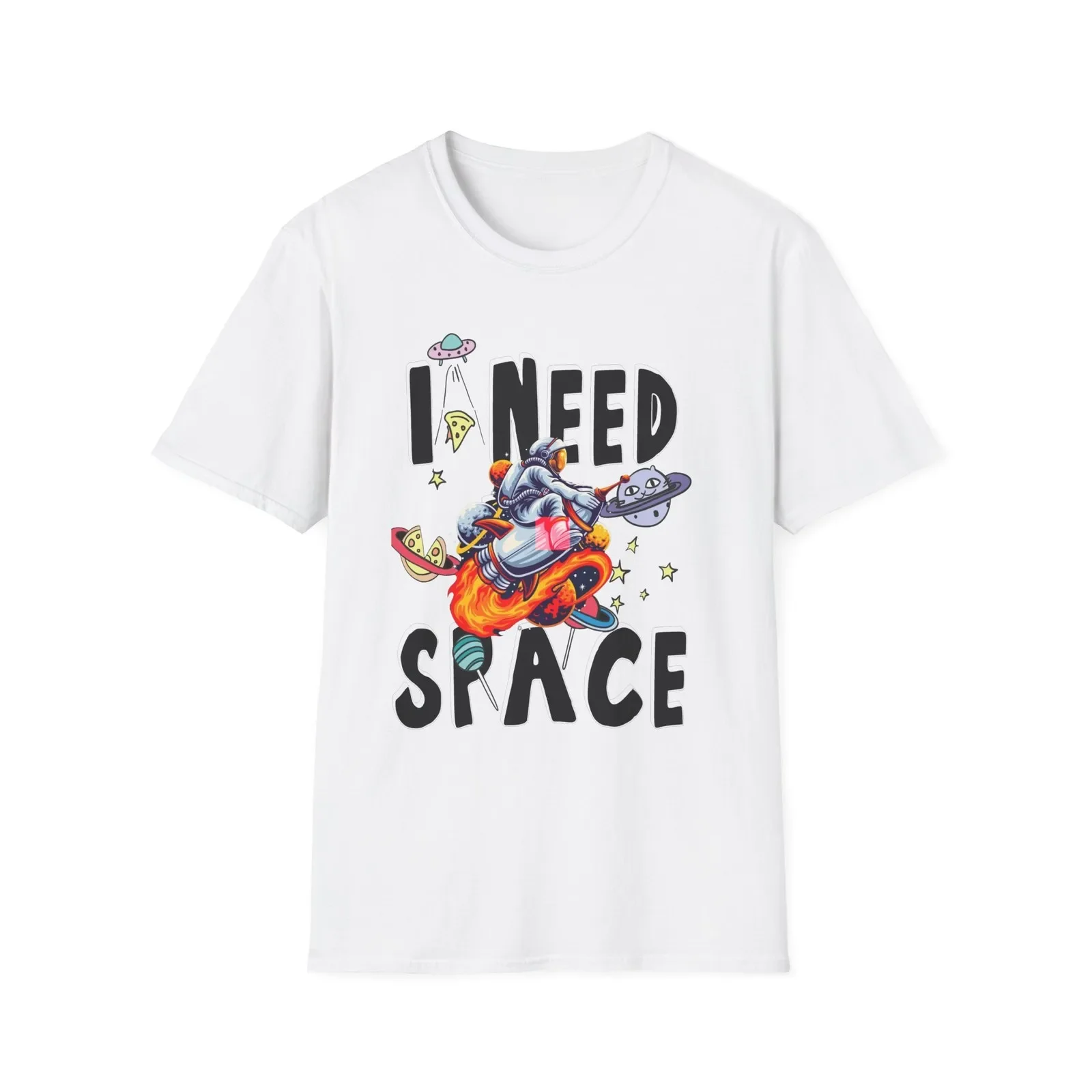 

Space-Themed Unisex T-Shirt, Funny Graphic Tee, Trendy Apparel, Gifts