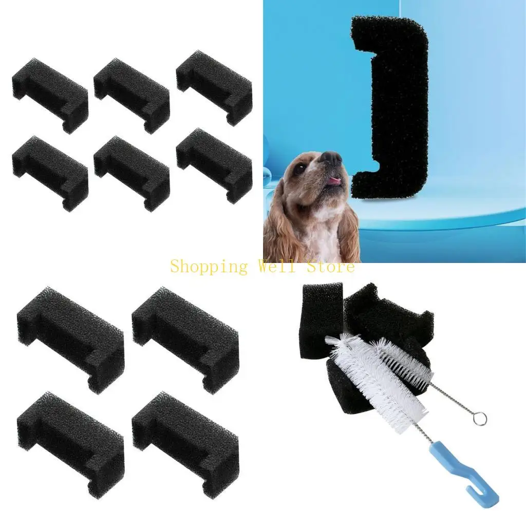 KX4B猫噴水フィルタースポンジ自動犬の噴水フィルター泡ろ過システム