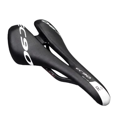 Carbon Fiber Mountain Bike Road Bicycle Saddle Hollow Breathable Seat Cushion Bikes Accessories Outdoor Riding 7MM Rail