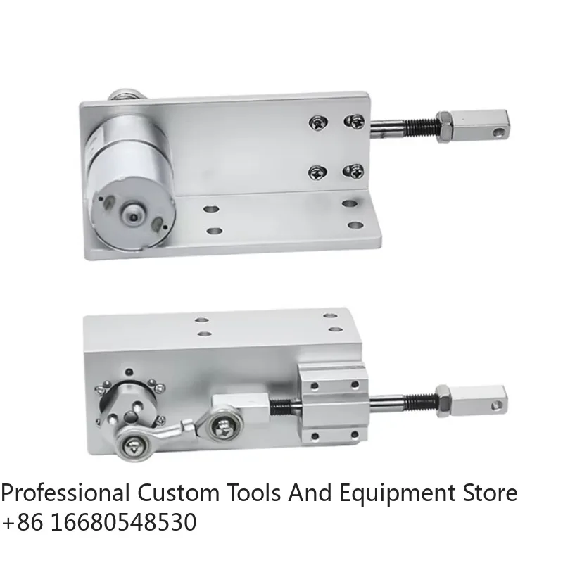 

DS12v 24v Stroke Linear Actuator Mini Gear Reciprocating Cycle Dc Motor 5mm 10mm