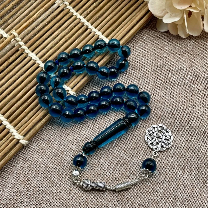 45pcs10mm Acrylic Bracelet Islamic Tesbiha Rosary, Middle Eastern Mouslin Prayer Bracelet/Car Pendant Gift