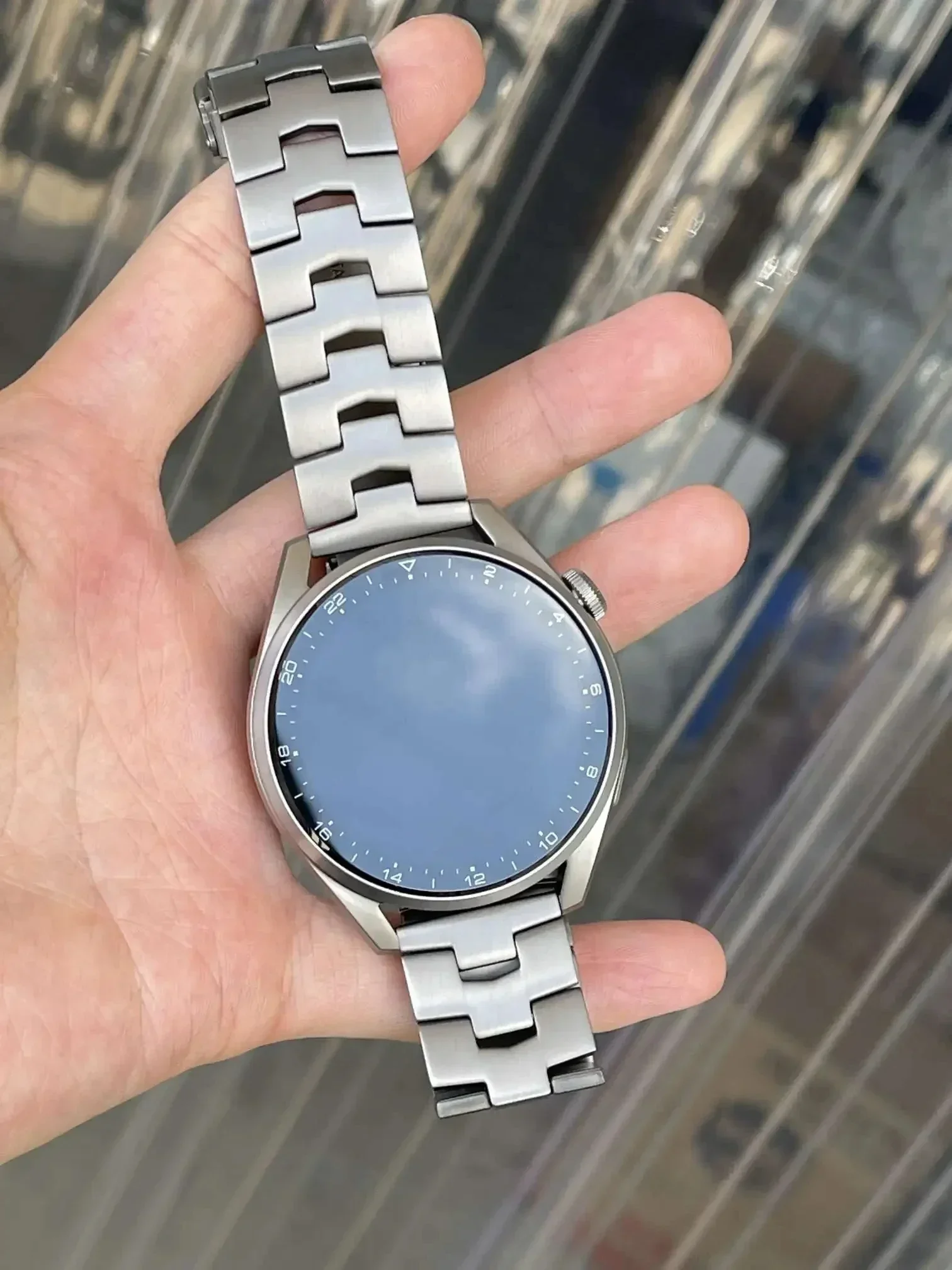 Pop 22mm Luxury Titanium Metal Strap For Huawei Watch GT4/4Pro GT2 GT3 Pro 46mm Steel Band For Samsung Watch 3 45mm S3 Ultimate