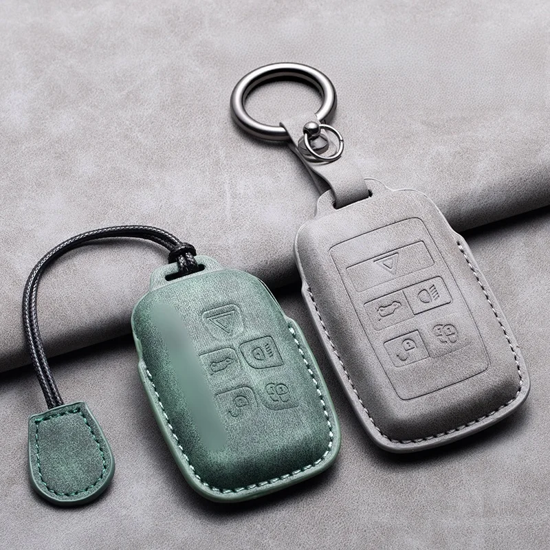 Car Key Fob Cover Compatible With Land Rover Range Rover, Defender, Discovery, Velar, Evoque, Freelander 2, Auto Key Protective