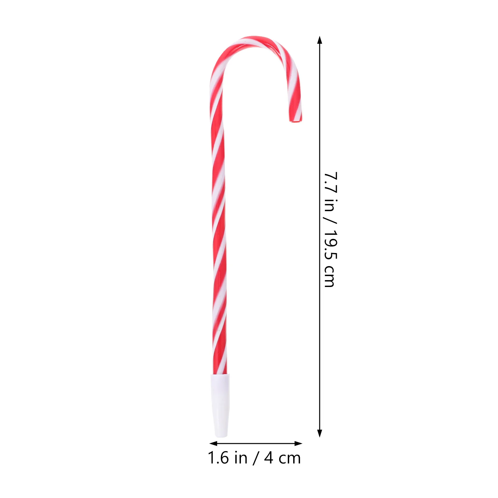 6 Pcs Giant Candy Cane Pen Christmas Gel Pens Colored Style Plastic Child Ballpoint