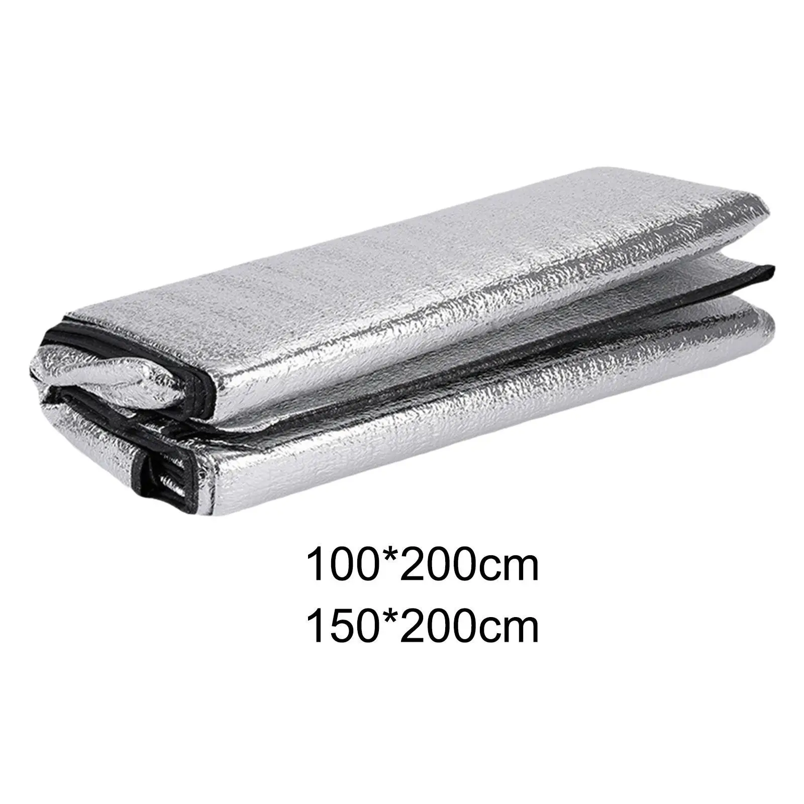 Picnic Blanket Aluminum Foil Waterproof Versatile Play Mat Practical Camping Mat Picnic Mat for Park Yard BBQ Fishing Garden