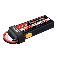 HRB 3S 5000mah Graphene Battery 100C 11.1v Lipo Battery with XT90 Connector for RC Car Truck Monster RC Drone Airplane RC Boat