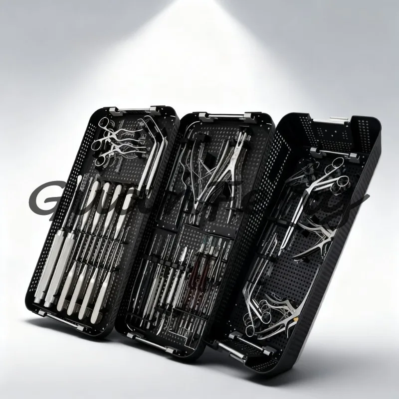 Heavy Manual Orthopedic Spine Kit, Cervical and Lumbar Kit for Spinal Laminectomy Surgery