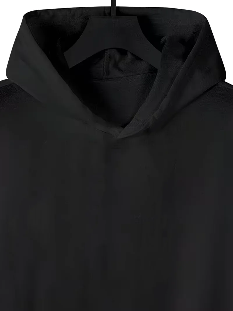 Men Sleeveless Hooded Tank Top Smile Now Cry Later Tragedy Comedy Mask Graphic Black Hood Vest, Breathable Muscle Fit Gym Streetwear Sleeveless Hood Shirt view 2