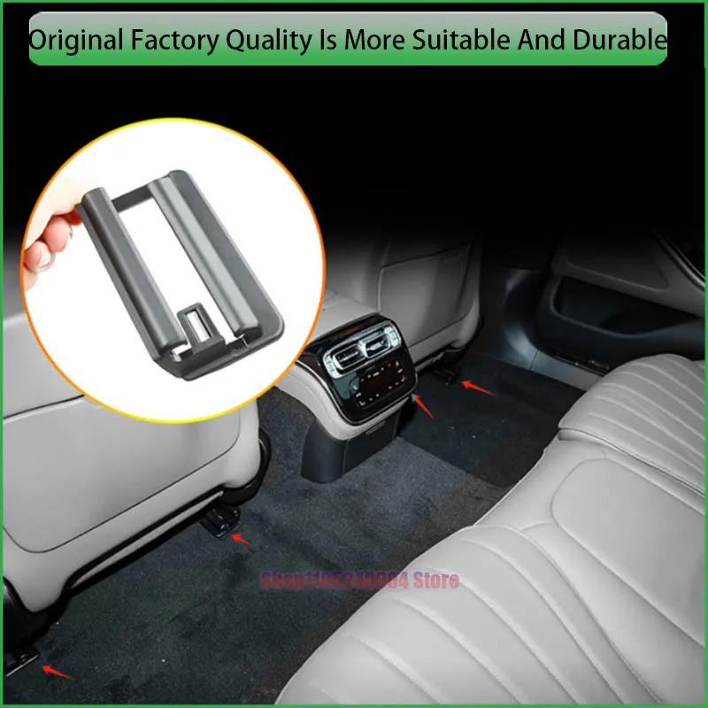 For Mercedes Benz S Class W223 S500 S400 Drivers Seat Slide Cover Seat Rail Trim Slide Fastener 2020 - 2025