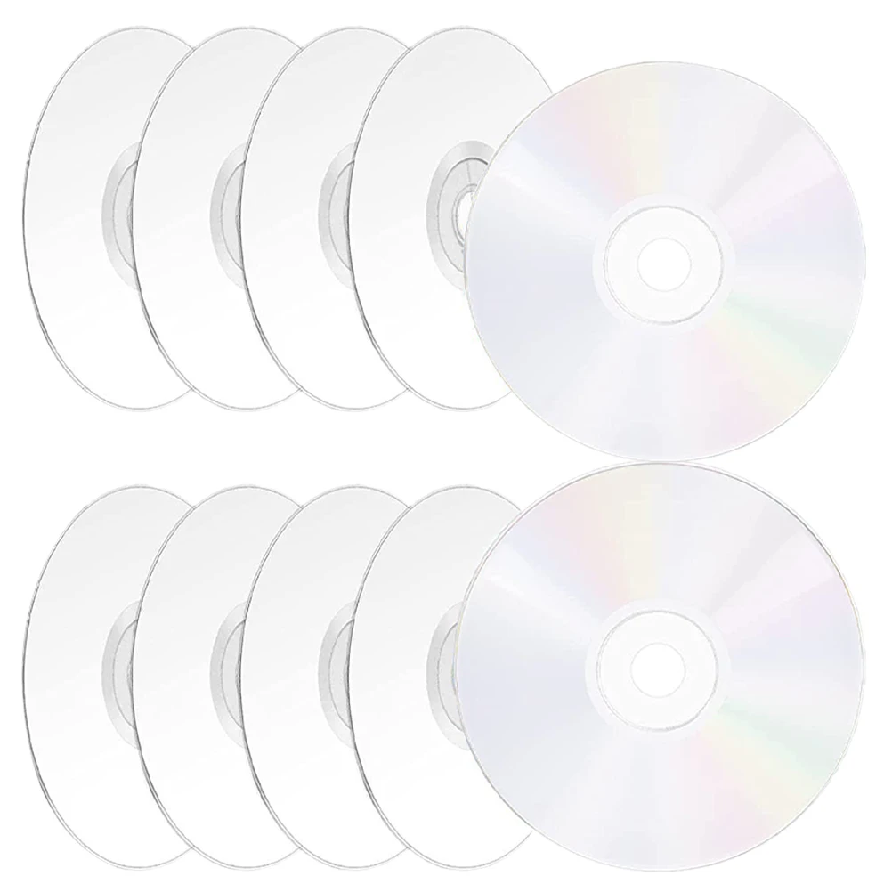 

10 Pcs DIY Aesthetic Wall Cd Mirror Decor Decoration Decorate Party Decorations Plastic Empty