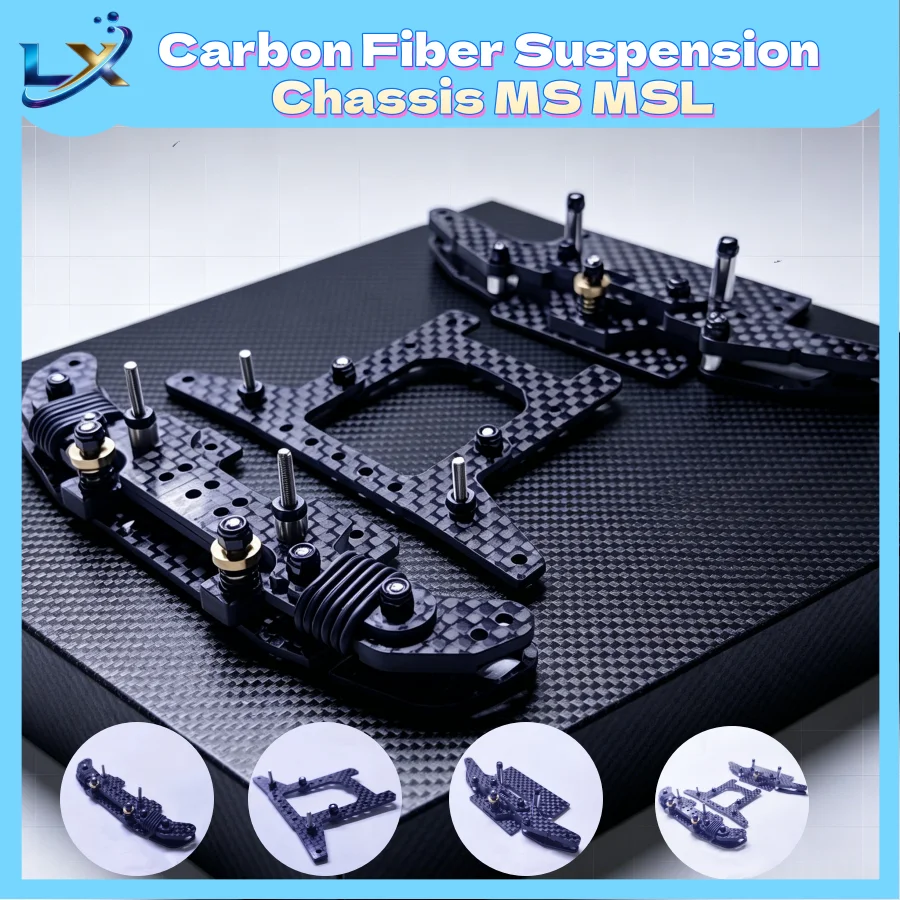 RC 1SET Homemade Tong Carbon Fiber Fish Head Spring Anchor Tail Kit With Shock Absorber Chassis MS MSL Installed And Shippediang