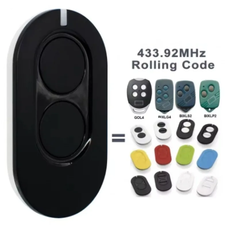 

Zen 2 Zen4 Zen2W Zen4W Gol4 Bixlg4 Bixlp2 Bixls2 Garage Door Remote Control 433Mhz Rolling Code1/3/5/10Pcs