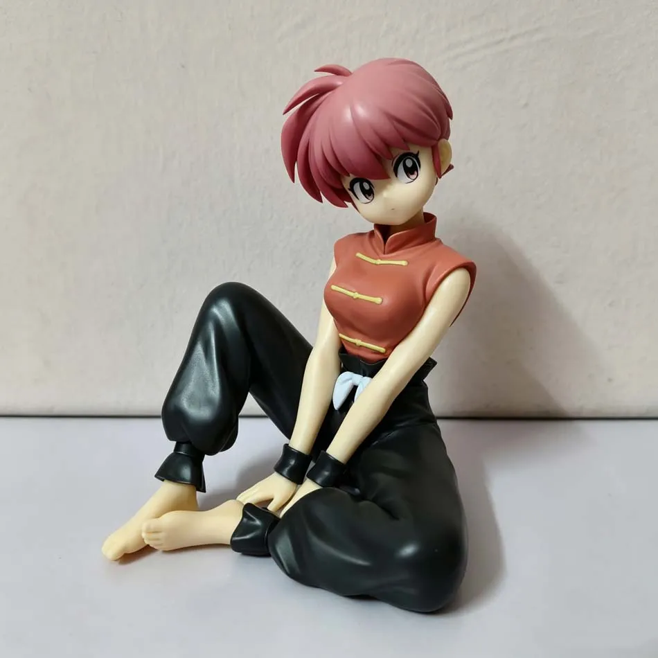 In Stock Anime Ranma 1/2 Relax Time Tendou Akane Saotome Ranma 10cm PVC Figure Model Collector Model Figurine Doll Toy Gift