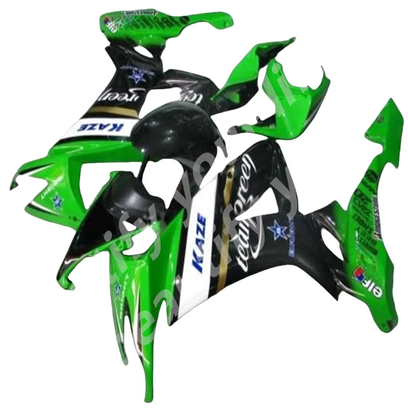 

New Motorcycle Fairing kit bodywork ABS For Kawasaki Ninja ZX-10R ZX10R ZX 10R 2008 2009 2010 08 09 10 green black