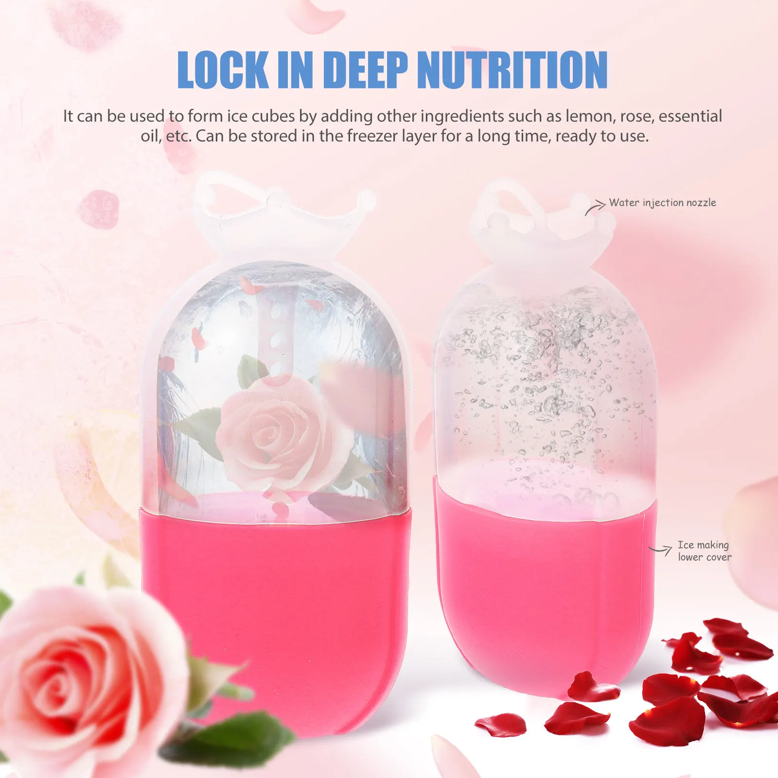 

Силиконовая форма для массажа лица «Корона» из премиального безопасного материала для снятия отеков и ухода за кожей