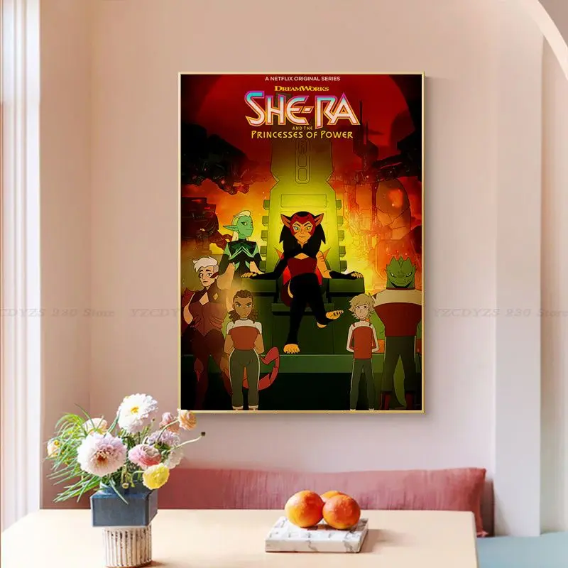 She Ra and The Princesses of Power Movie Posters Vintage Room Home Bar Cafe Decor Room Wall Decor