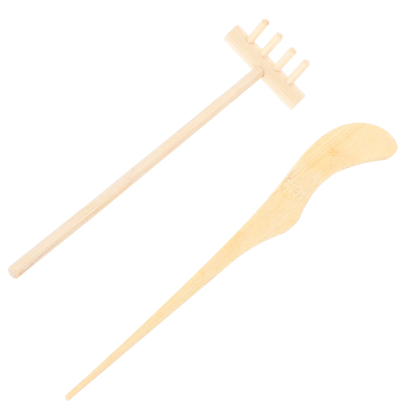 

1 Set Mini Zen Garden Rakes Wooden Decorative Tools Sand Yard Accessories Sandbox Relaxation Supplies Ornamentzen Garden Sand