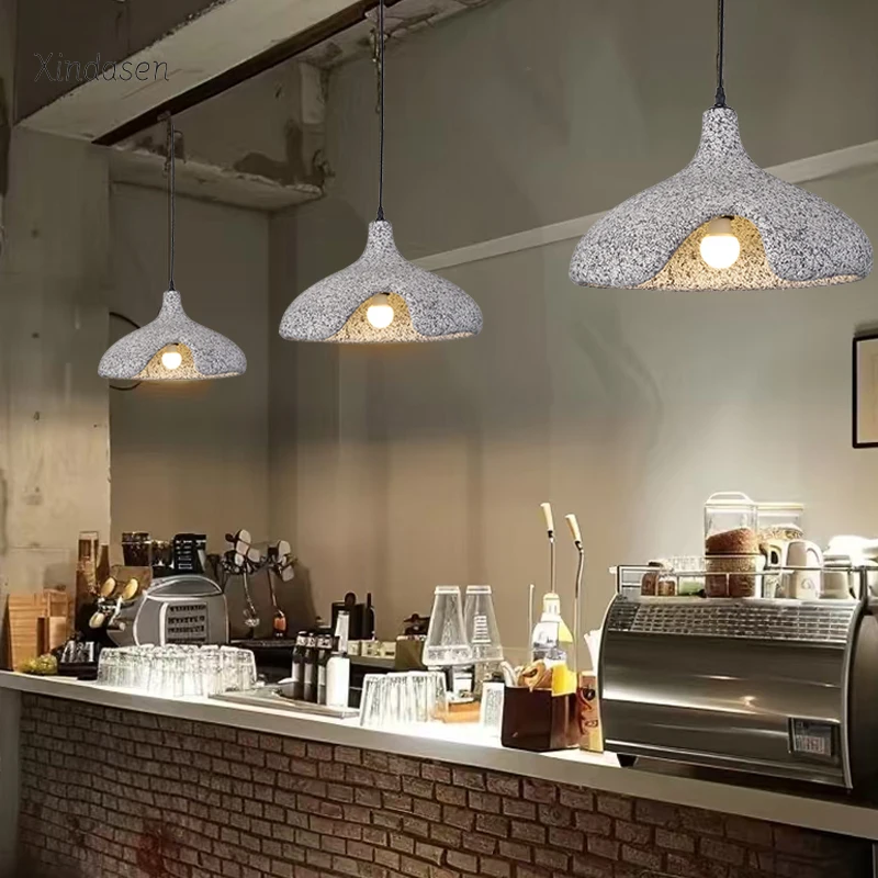 

Creative Wabi-Sabi Led Pendant Lights Kitchen Island Pendant Ceiling Lamp Dining Room Chandelier Indoor Hanging Light Fixture