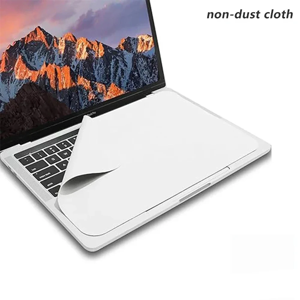 Microfiber Keyboard Dust Cover Dustproof Protective Cloth Ultra Thin Waterproof Keyboard Prote for MacBook Pro 15-16 inch Air 15
