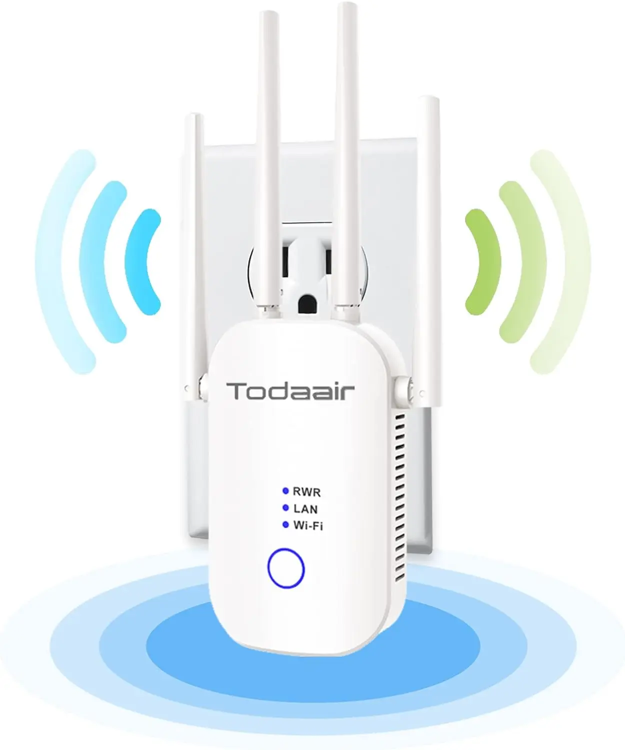 

WiFi Extender Signal Booster for Home，WiFi Booster and Signal Amplifier，Internet Booster，Up to 1200Mbps Dual Band WiFi Repeater,