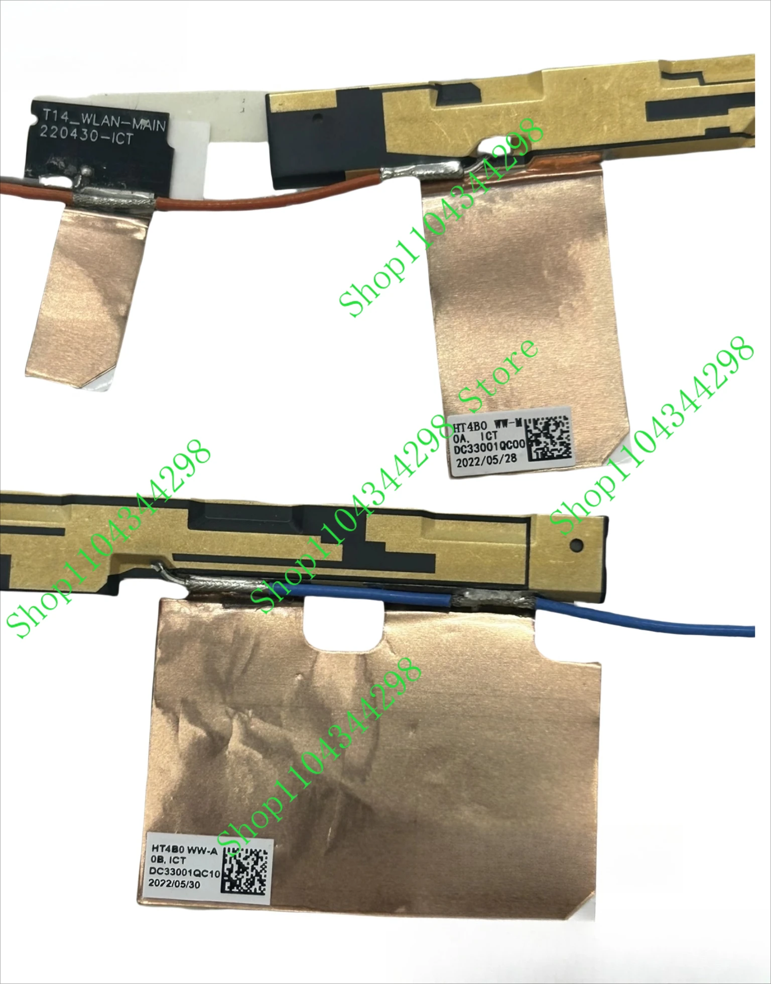 

DB New 5A30Z88148 5A30Z88149 5A30Z88150 for Thinkpad T14 Gen 2 P14s Gen 2 WWAN WLAN Antenna Kit