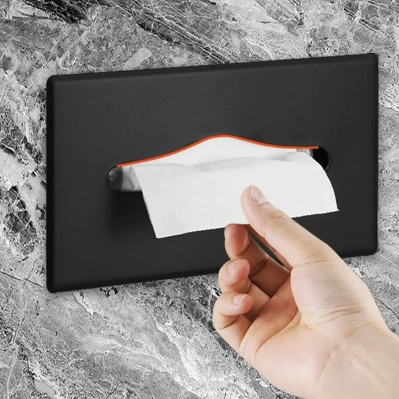 Eingebetteter, verdeckter Toilettenkasten aus Edelstahl 304, Wandküche, Seidenpapierhalter, Handpapierhalter