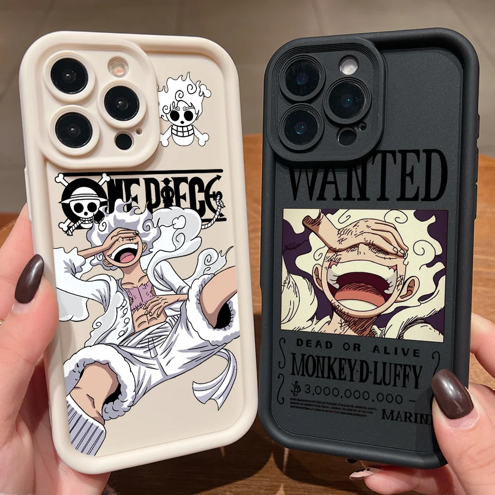 One P-Pieces Anime Luffys Phone Case for Samsung Galaxy S26 S25 S24 S23 S22 S21 S20 FE Ultra Plus 5G Note20 Soft Cover Funda