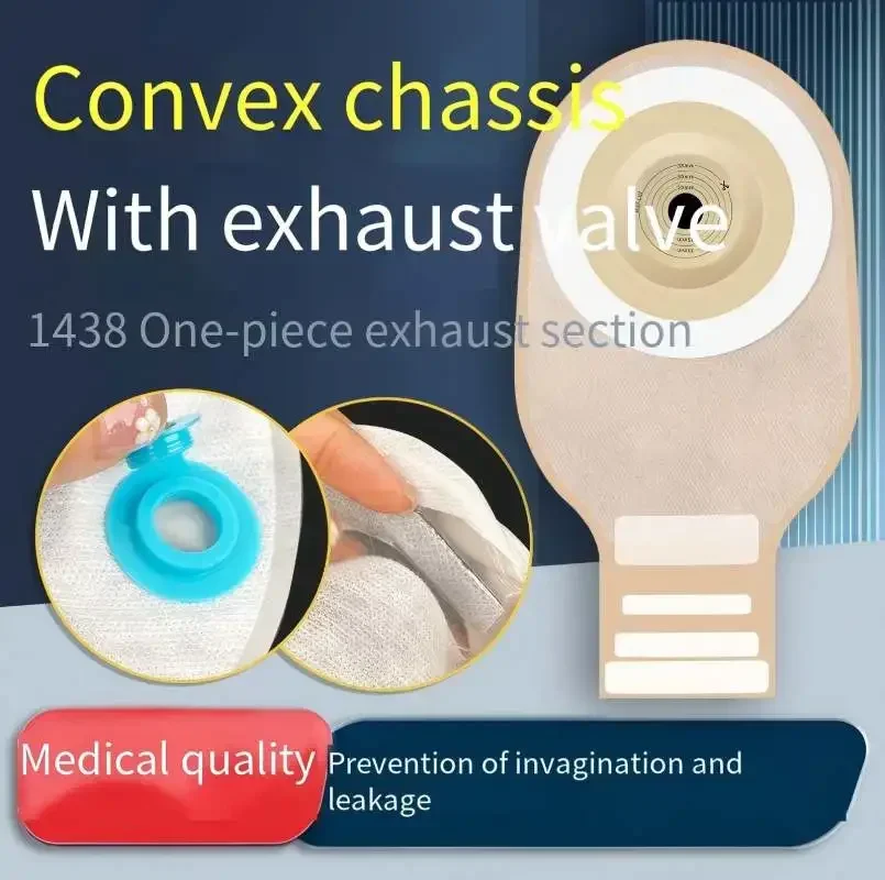 

Convex chassisWith exhaust valve One-piece exhaust sectionMedical qualityPrevention of invagination and leakage Packed in 10 pie