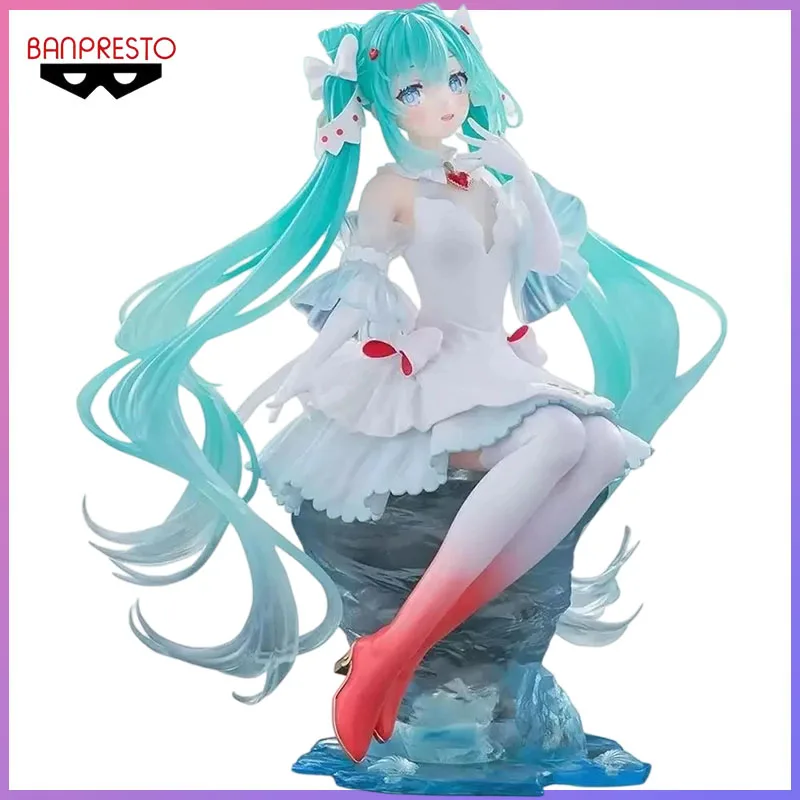 BANDAI En Stock Banpresto Evolve Clearluxe Hatsune Miku Clione Ver 18cm 100% Original Collections Model Toys BPEV Figure Gift