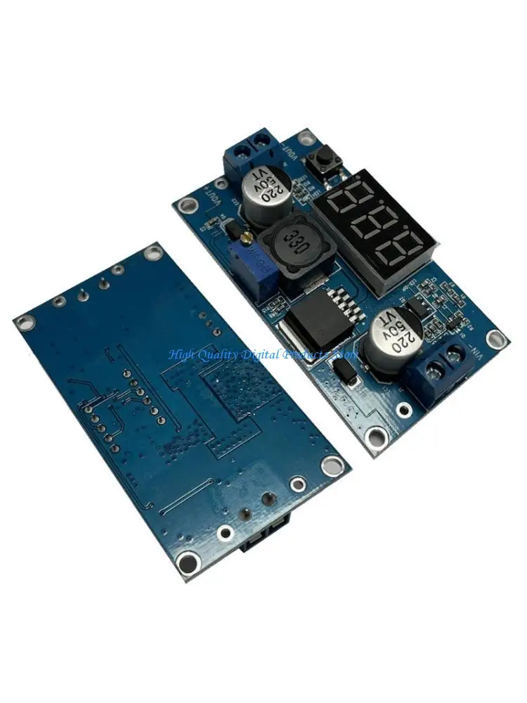 display-tensao-digital-u2je-modulo-conversores-impulso-dcdc-saida-ajustavel-ate-40v-com-capacidade-corrente-25a