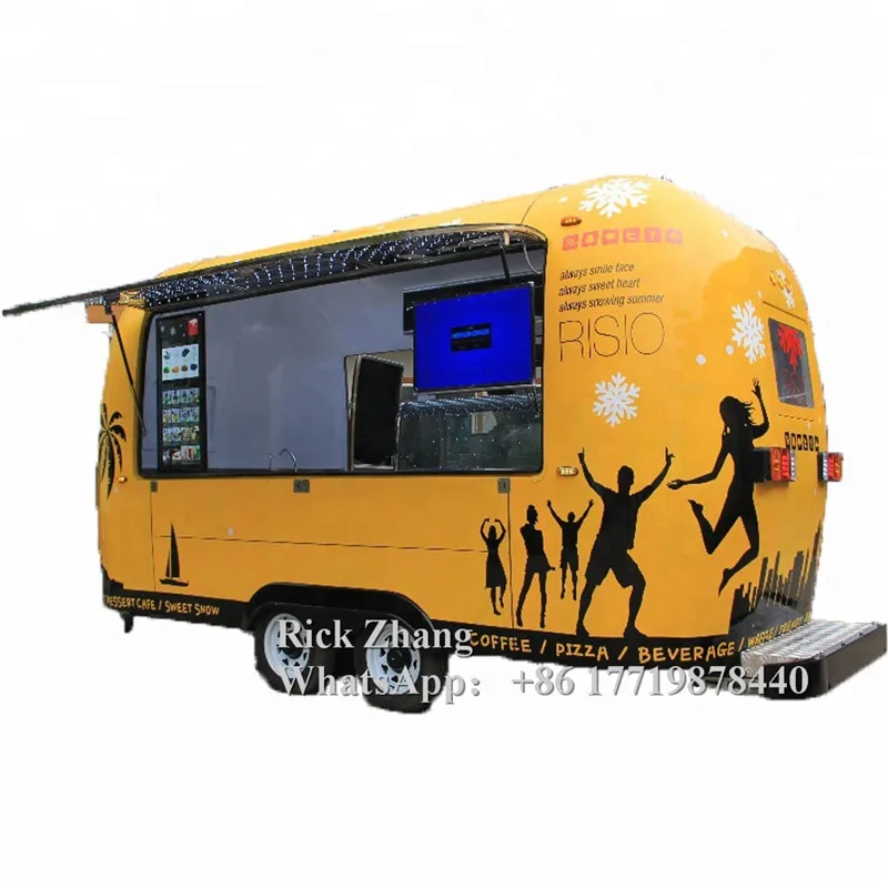 Australian/Europe standard mobile food cart ice cream truck for sale with different color for choice