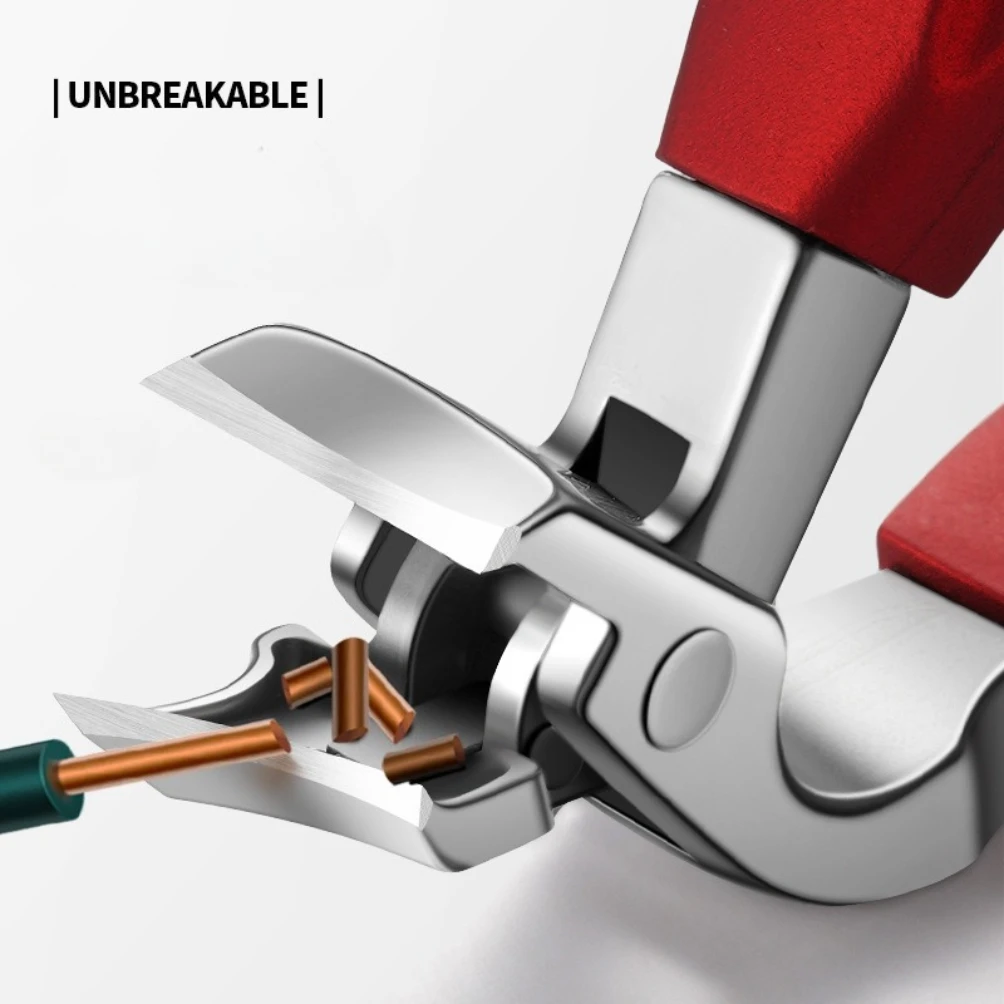 مقص أظافر الكوع الجديد، مقبض مطاطي منزلي، مقص أظافر كبير الفم، مقص أظافر فم قطري، أداة تشذيب أظافر القدم