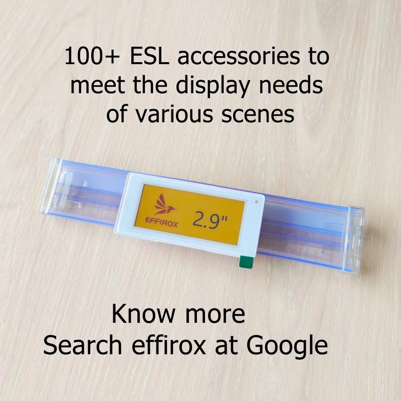 

Installation Accessories of Electronic Price Tags Eink Epaper Labels Know More by Searching effirox at google