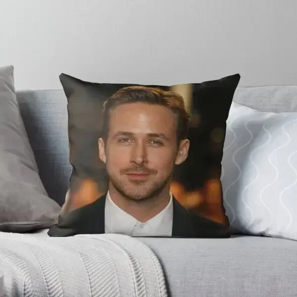 

Ryan Gosling Printing Throw Pillow Cover Square Sofa Waist Office Hotel Home Case Fashion Bedroom Car Pillows not include