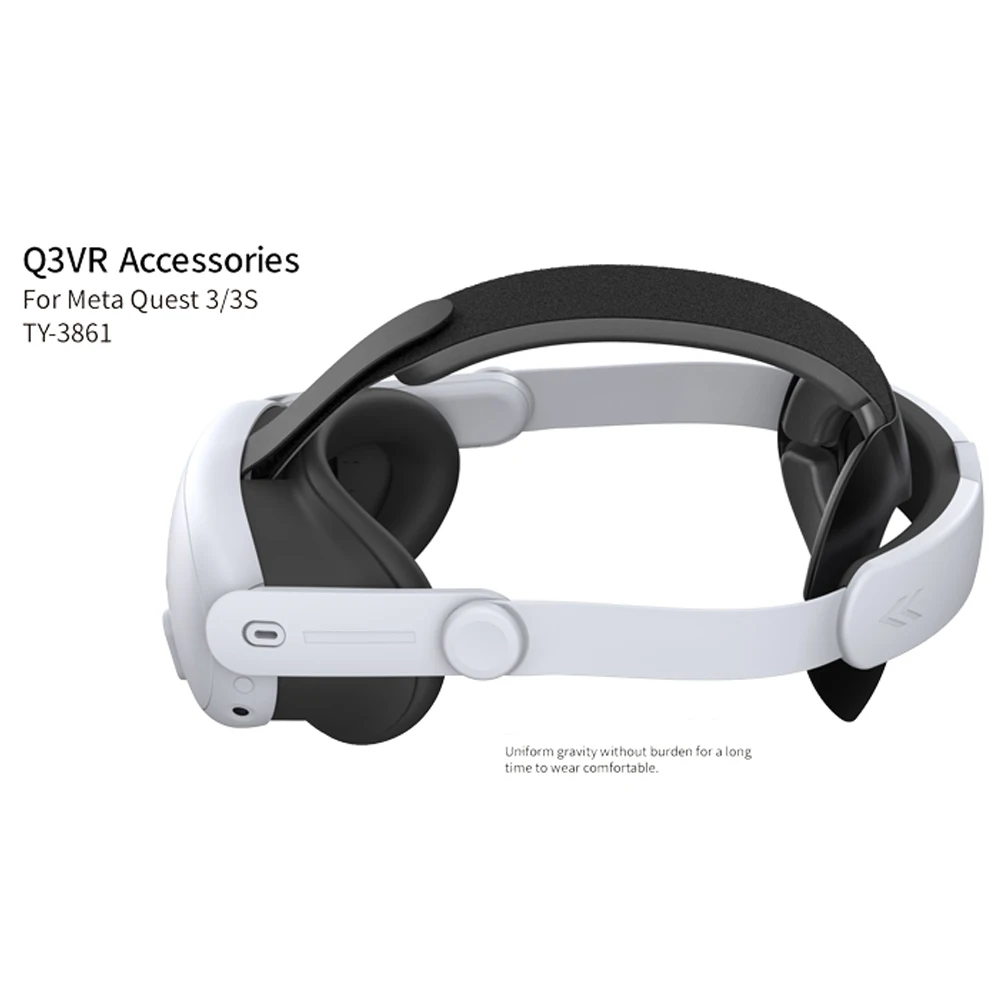 For Meta Quest 3S VR Replacement Headband for Quest 3VR Glasses with Multi angle Adjustable Headband