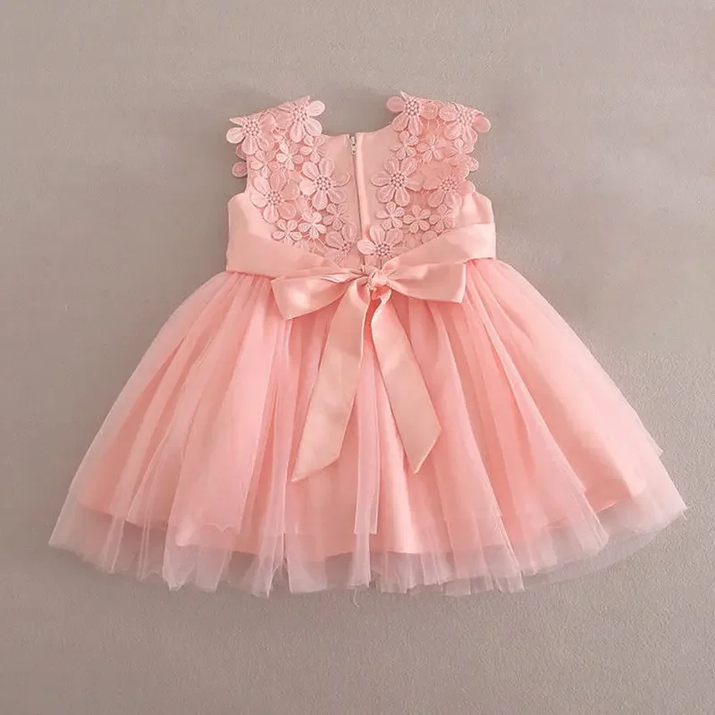 

Baby Girl Clothes Vestidos Infantil For Girls Princess Lace Tutu Infant Birthday Party Evening Newborn Dress 3 6 months 1 Year