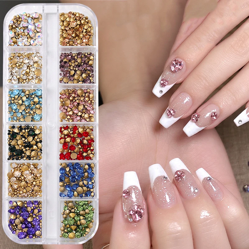 12 Grids Gemengde Grootte Kleu - Crystal Bead Mix recensie en prijs