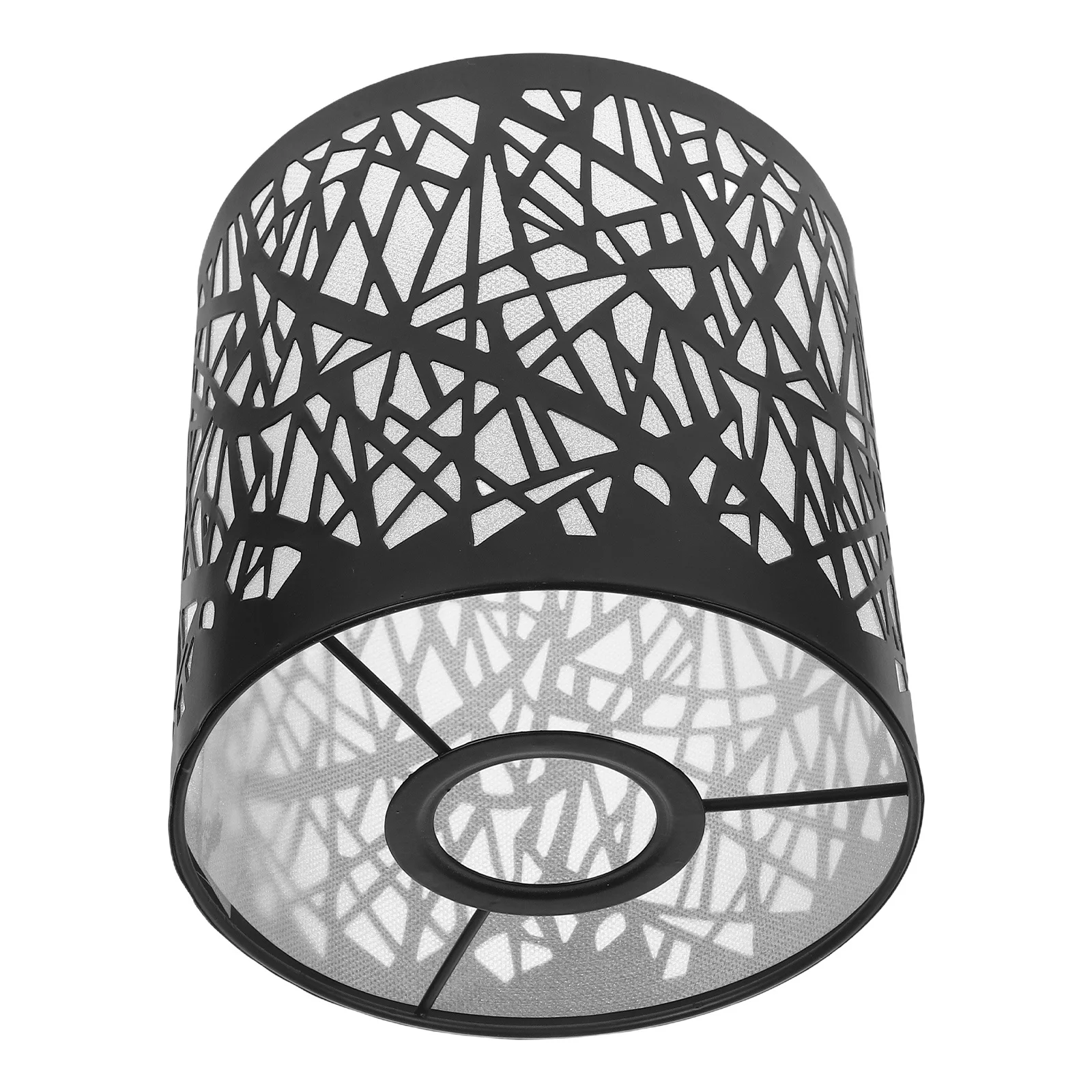

Unique Pattern Bird's Nest Iron Lampshade Compatible with E27 Table Lamp Replacement Rustic Metal Lamp Shade Bulb