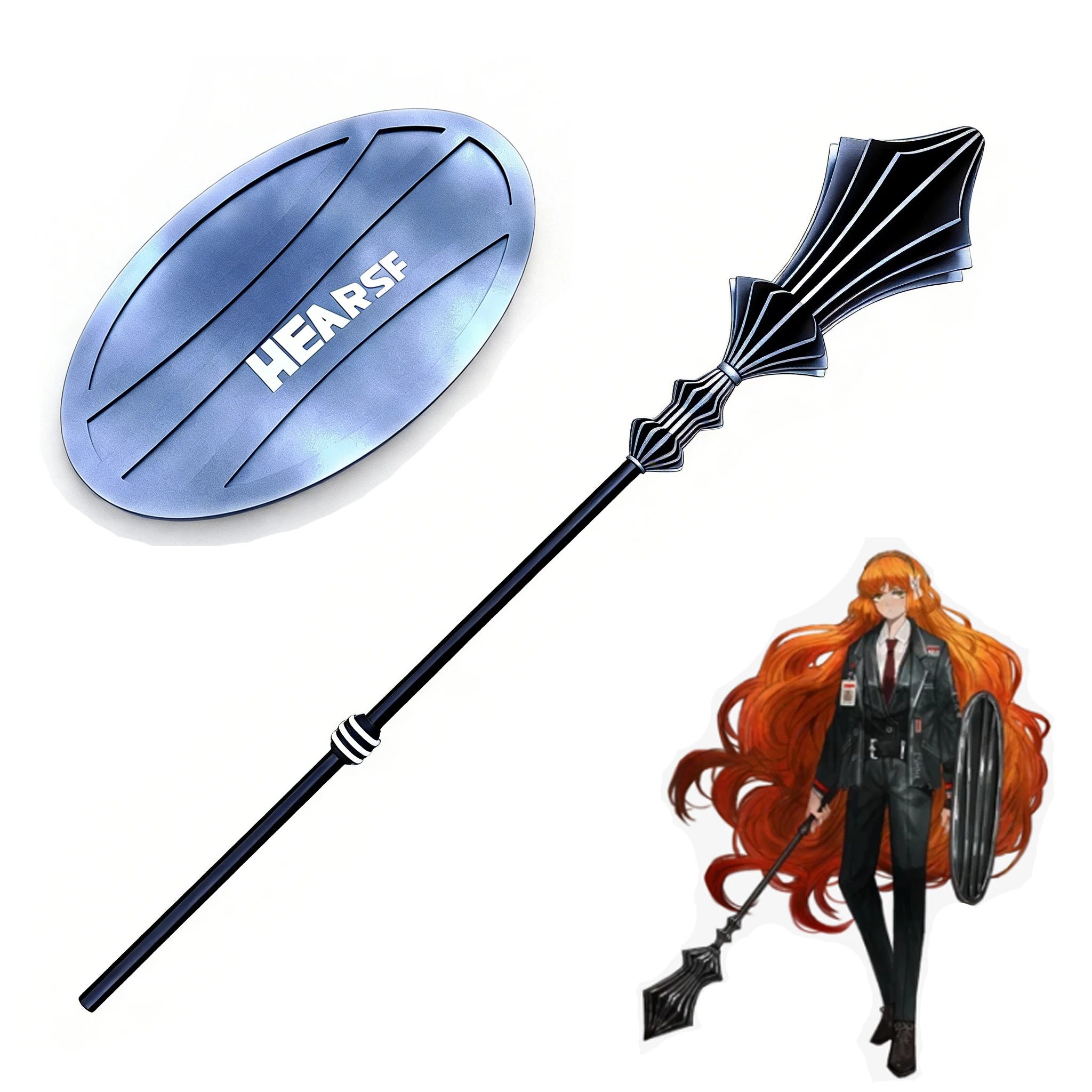 

Game Limbus Company Ishmael Shield And Hammer Cosplay Props Anime Halloween Carnival Role Play Party Props Accessories