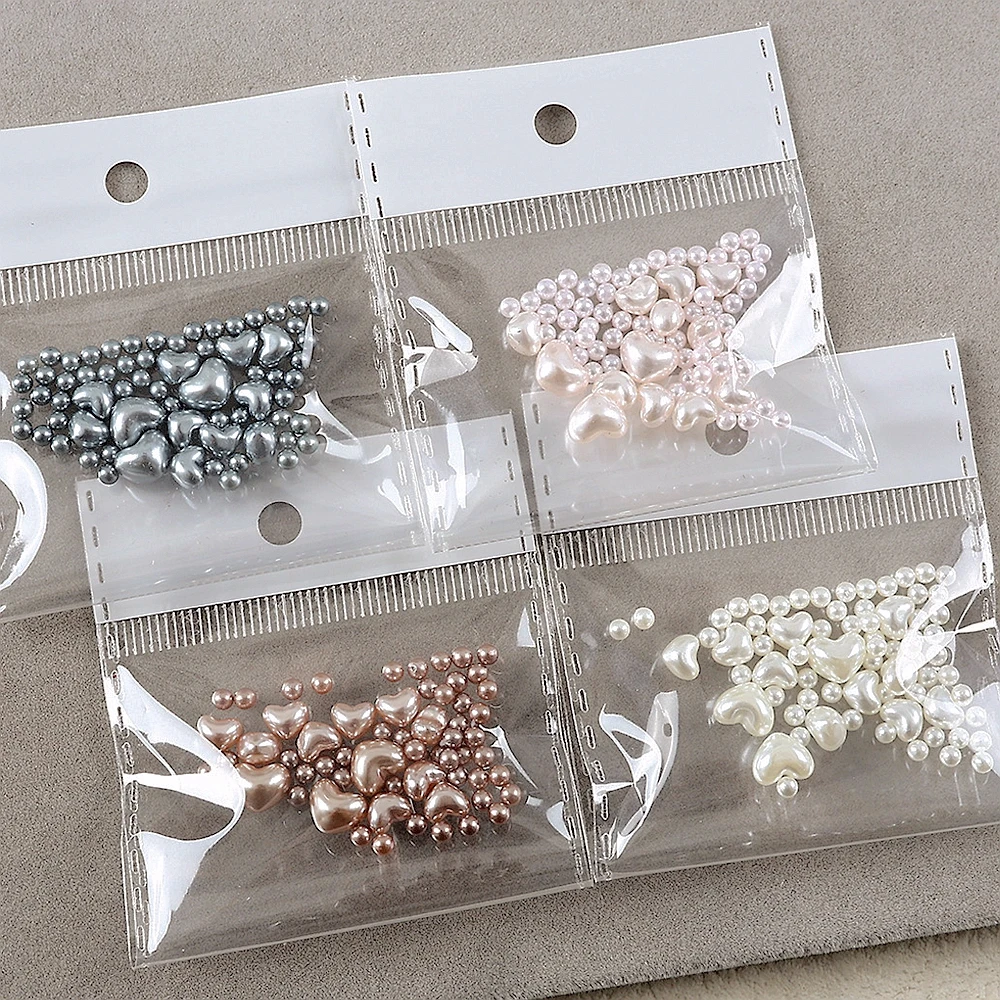 

1 упаковка, перламутровые 3D-арт для дизайна ногтей, подвески в форме сердца, аксессуары, жемчужные бусины, детали для украшения ногтей, принадлежности для маникюра, материал